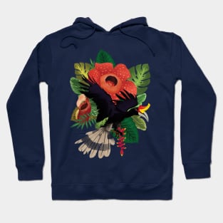 Rhinoceros Hornbill Hoodie